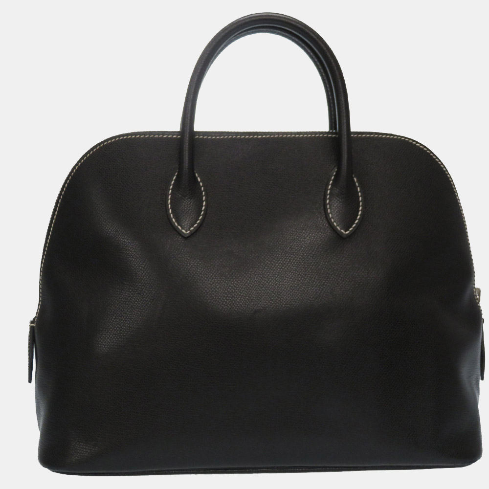 

Hermes web Lise black handbag F engraved