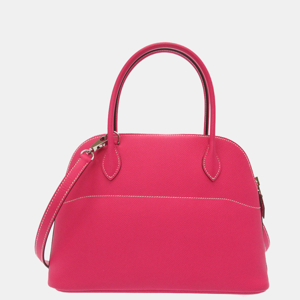 

Hermes Bolide Women's Handbag Rose Tyrien, Pink