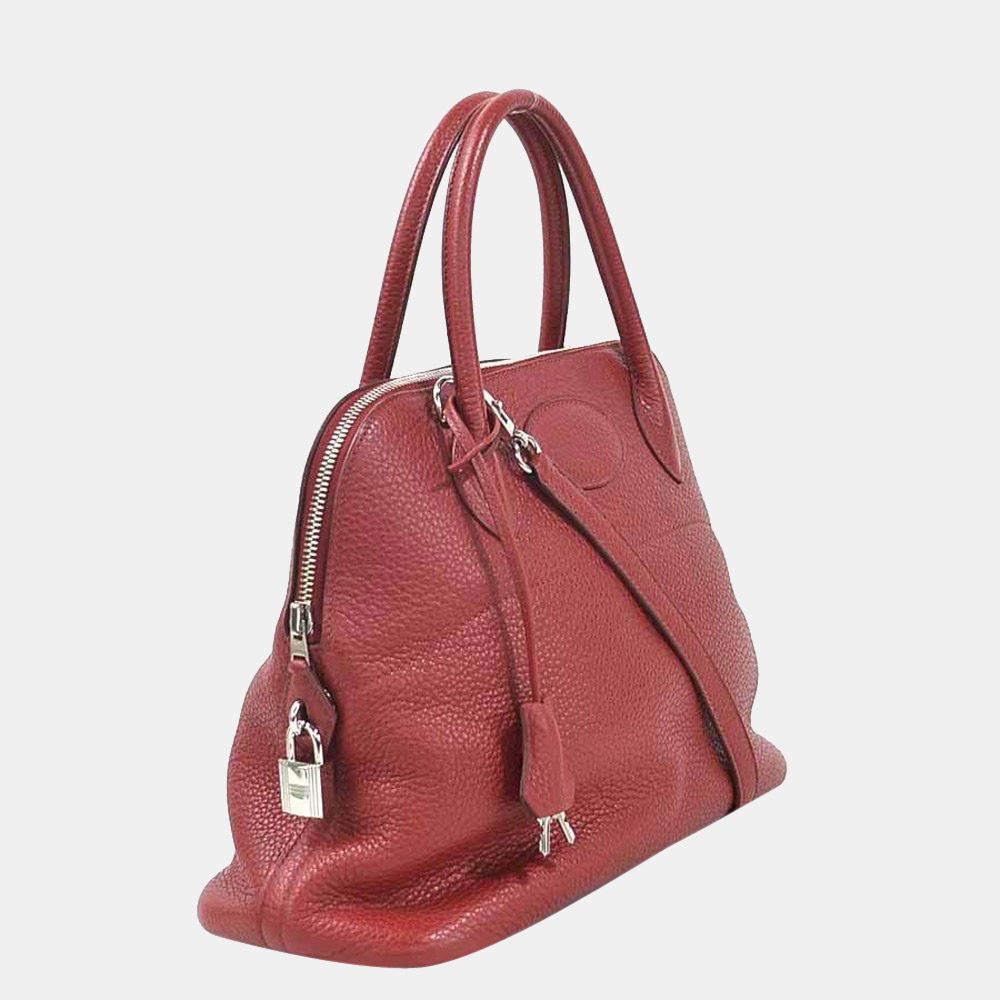 

Hermes Handbag Shoulder Bag 2Way Bored Rouge Garance Taurillon Ladies, Red