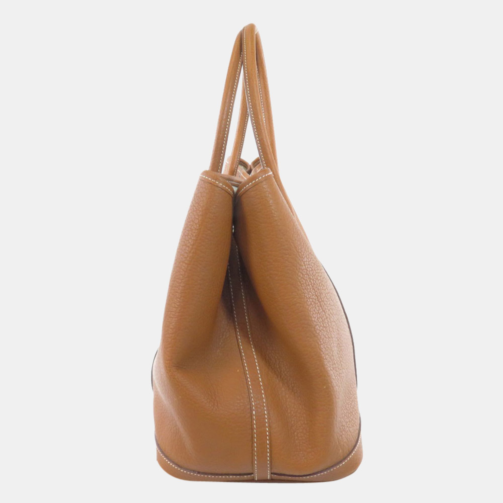 

Hermes Garden Party PM Gold Tote Bag Negonda Ladies, Brown