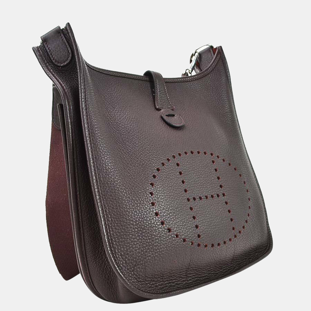 

Hermes Shoulder Bag Evelyn 2 PM Bordeaux Taurillon Clemence Ladies, Burgundy