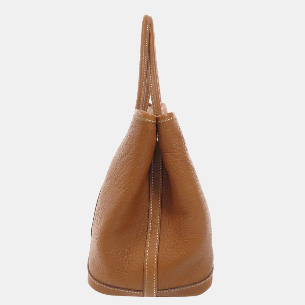 

Hermes Garden Party TPM Gold Tote Bag Negonda Ladies, Brown