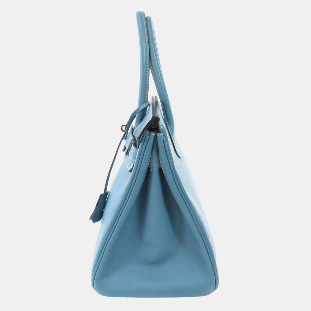 

Hermes Birkin 30 Epson Handbag Ladies, Blue