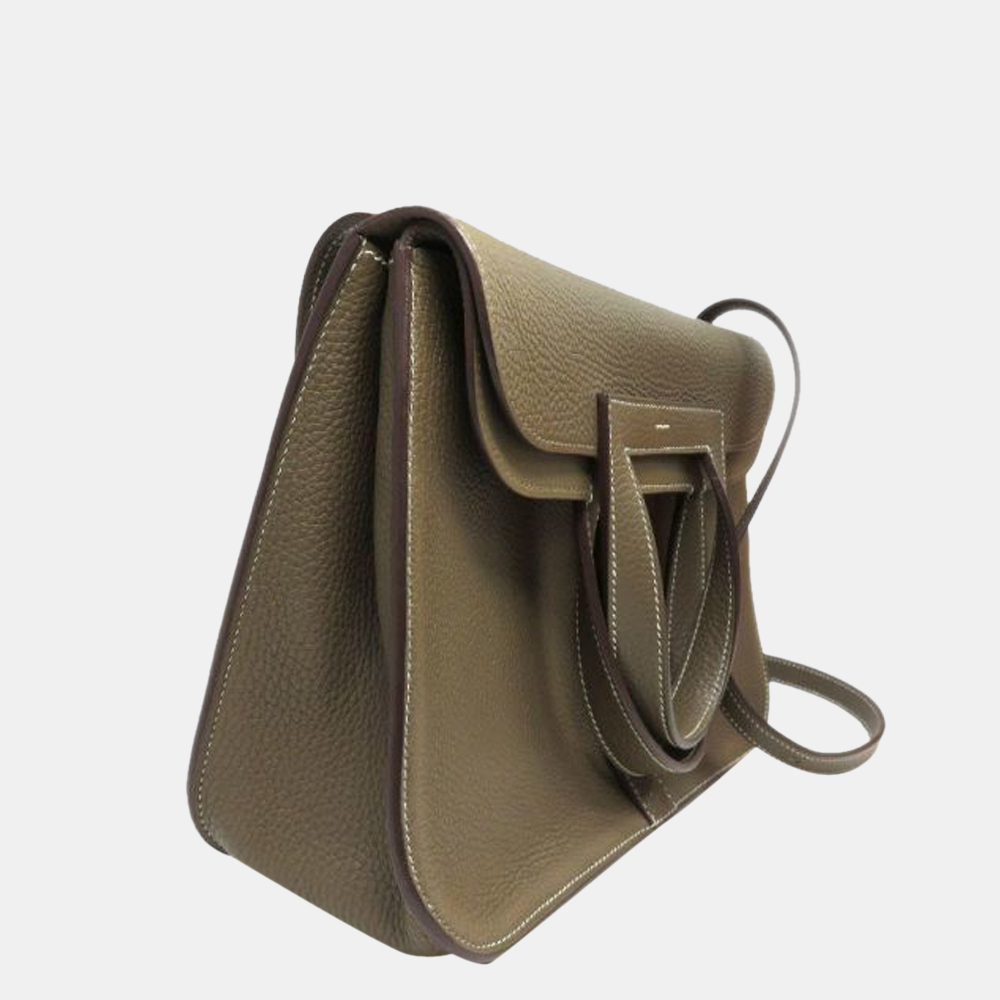 

Hermes Arzan 31 2WAY Shoulder Bag Handbag Etup Taurillon Clemence, Grey
