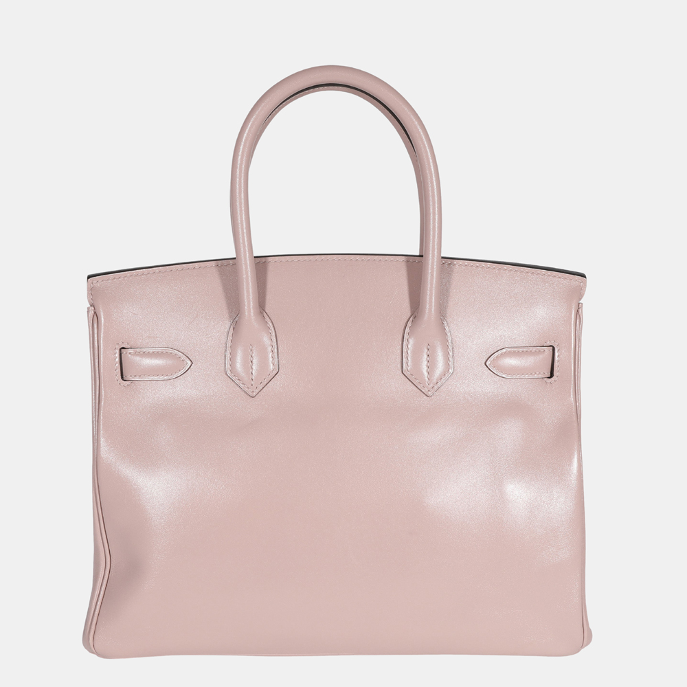 

Hermès Glycine Tadelakt Birkin 30 PHW, Pink