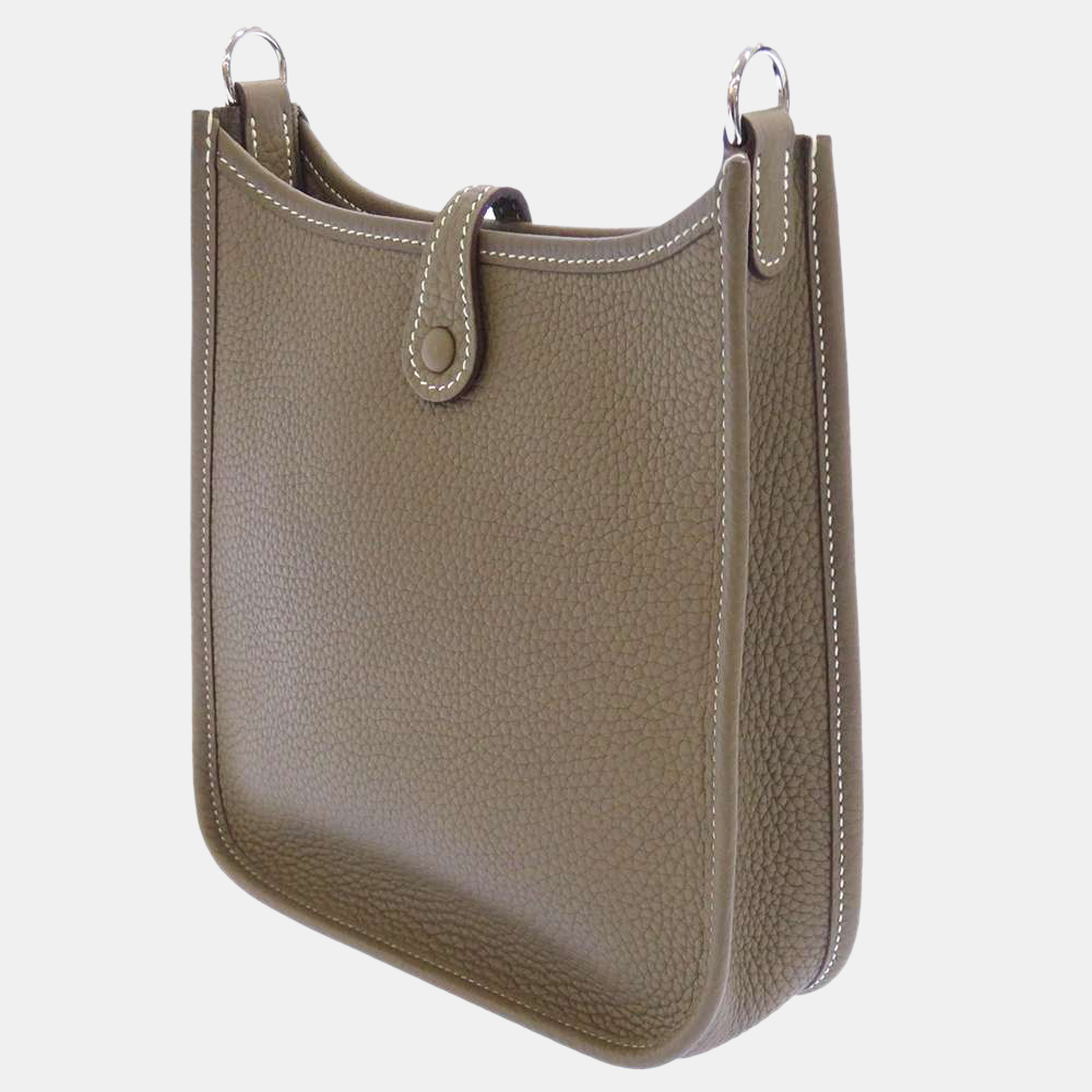 

Hermes Grey/Blue Taurillon Clemence Leather Evelyn Amazon TPM Shoulder Bag