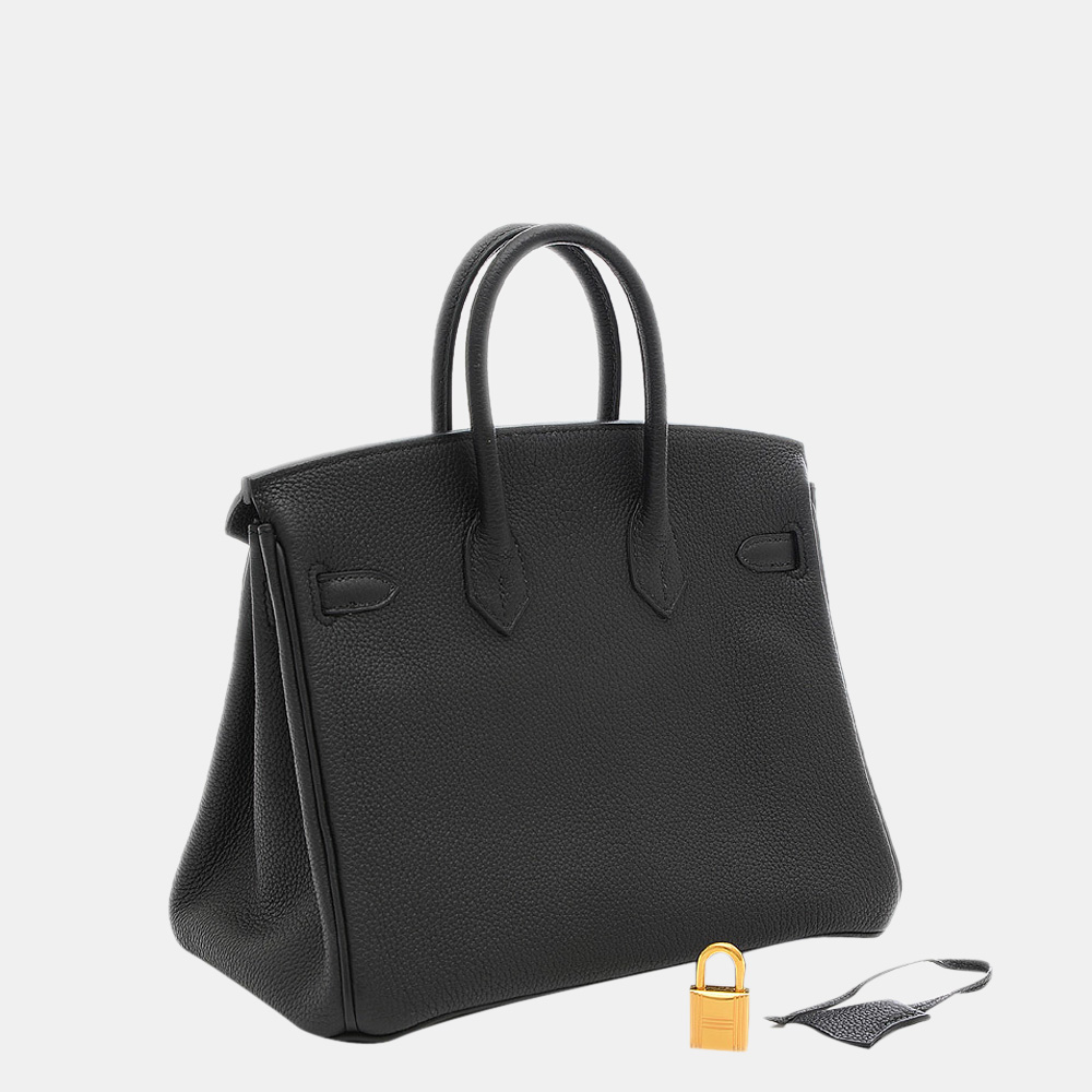 

Hermes Birkin Women's Togo Leather Handbag Black