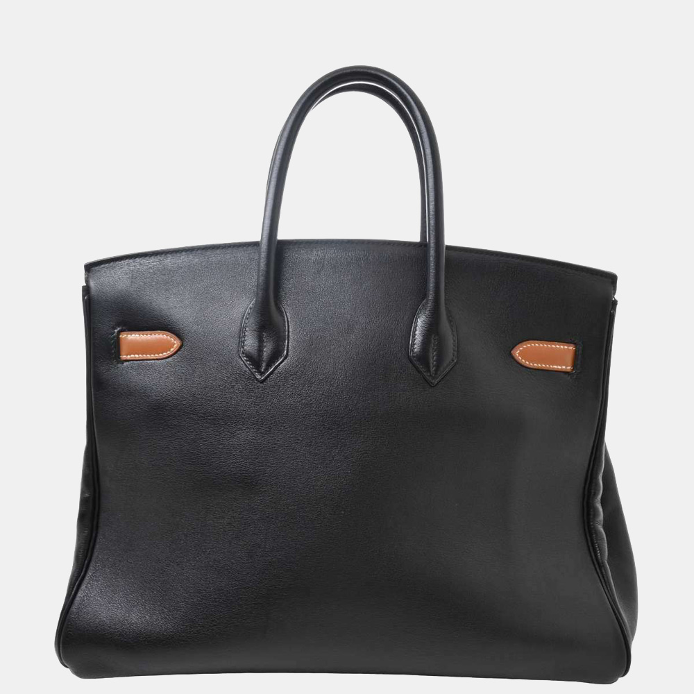 

Hermes Birkin Women's Gulliver Leather Handbag Black