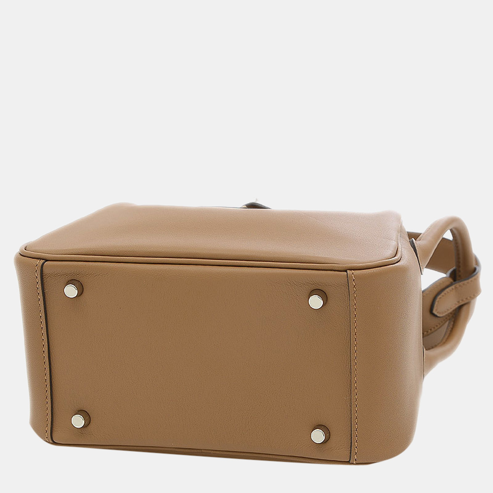 

Hermes Lindy Swift Leather Shoulder Bag, Brown