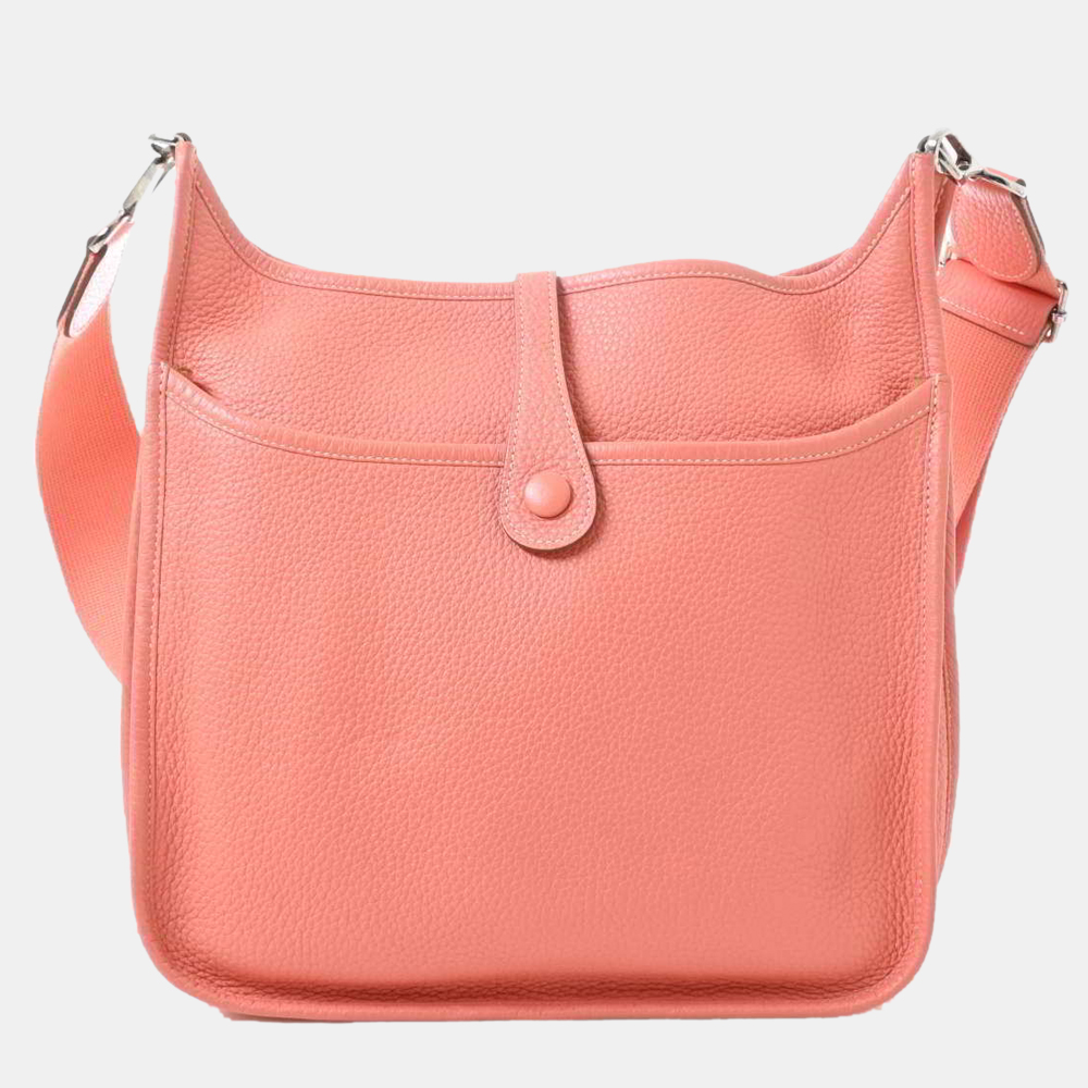 

Hermes Togo Evelyn 3 Shoulder Bag Pink