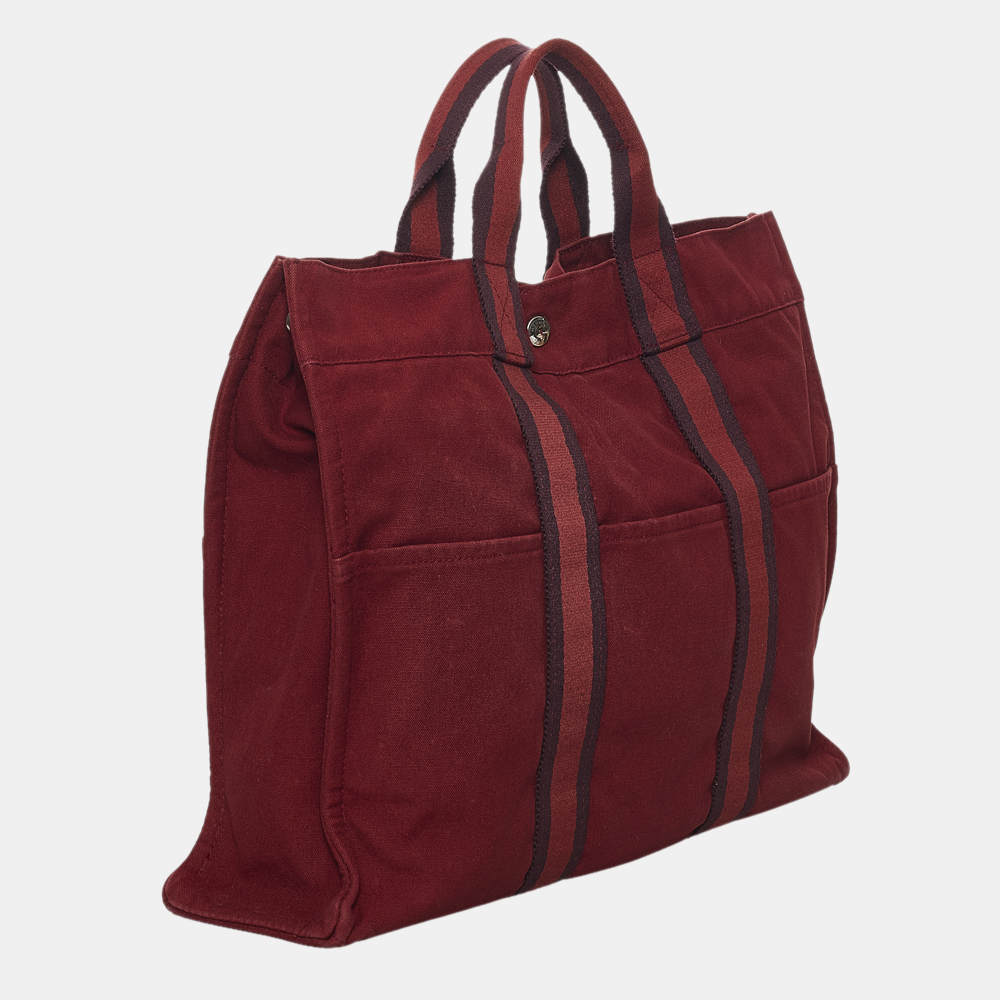 

Hermes Red Fourre Tout MM