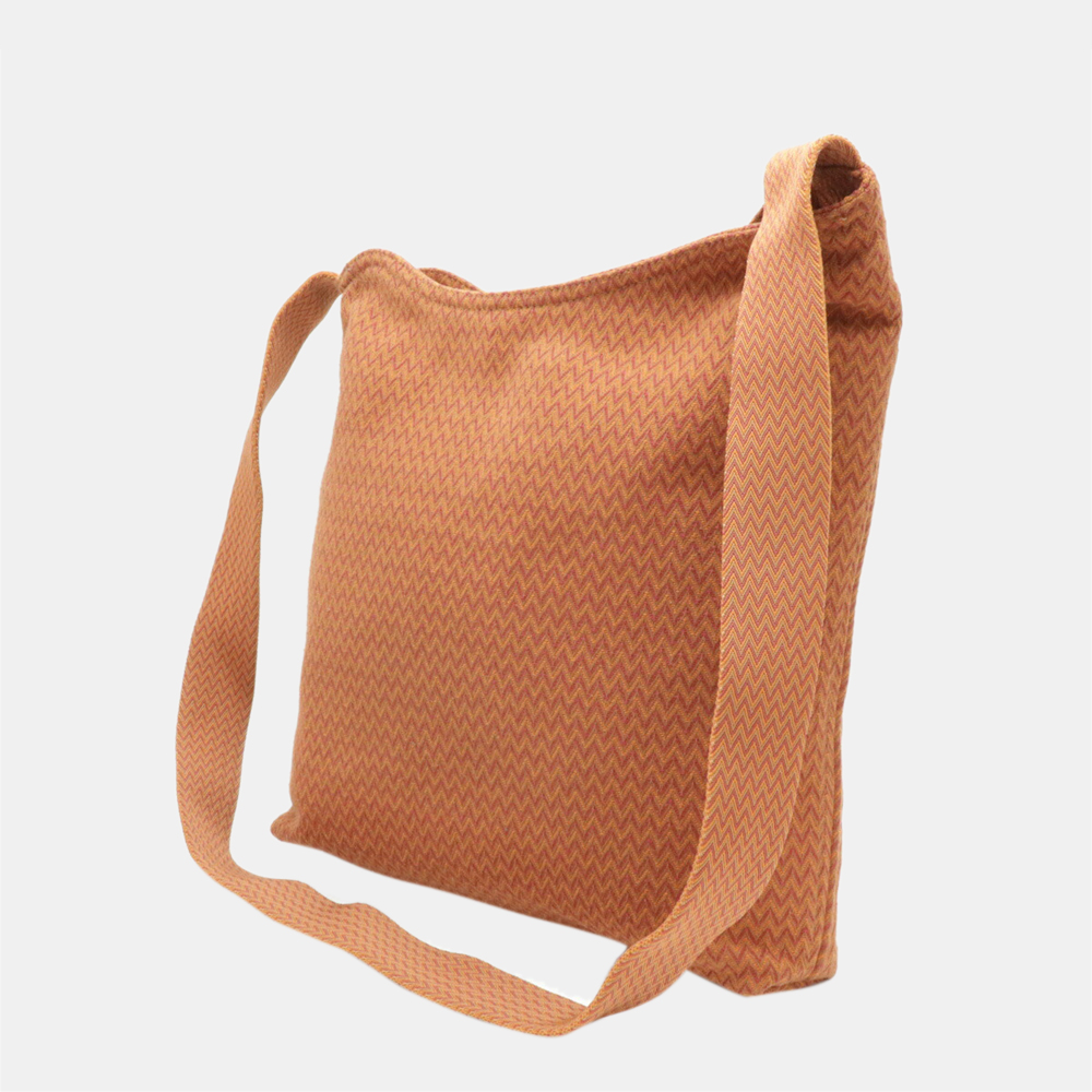 

Hermes Sack Depan Sage Shoulder Bag Jaguar Canvas Orange