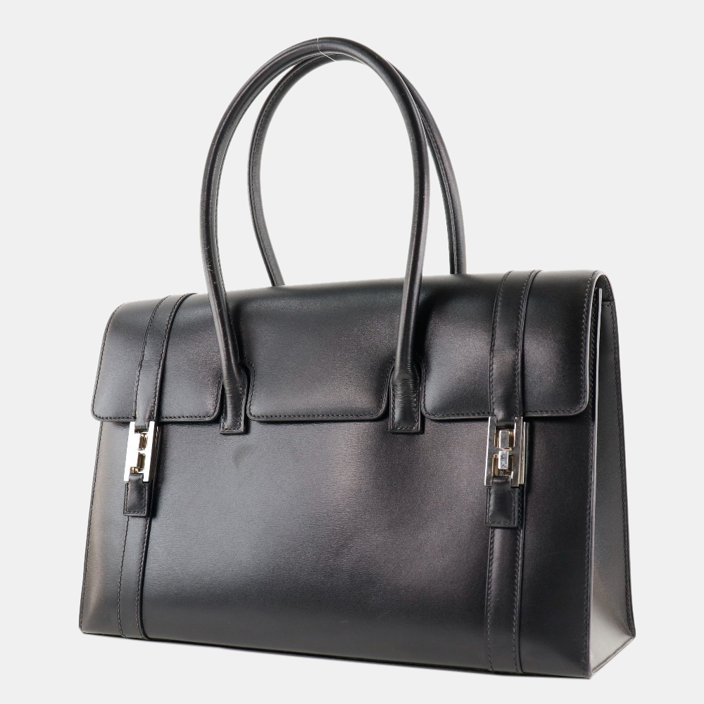 

Hermes Drag 32 Box Calf Black Women's Handbag