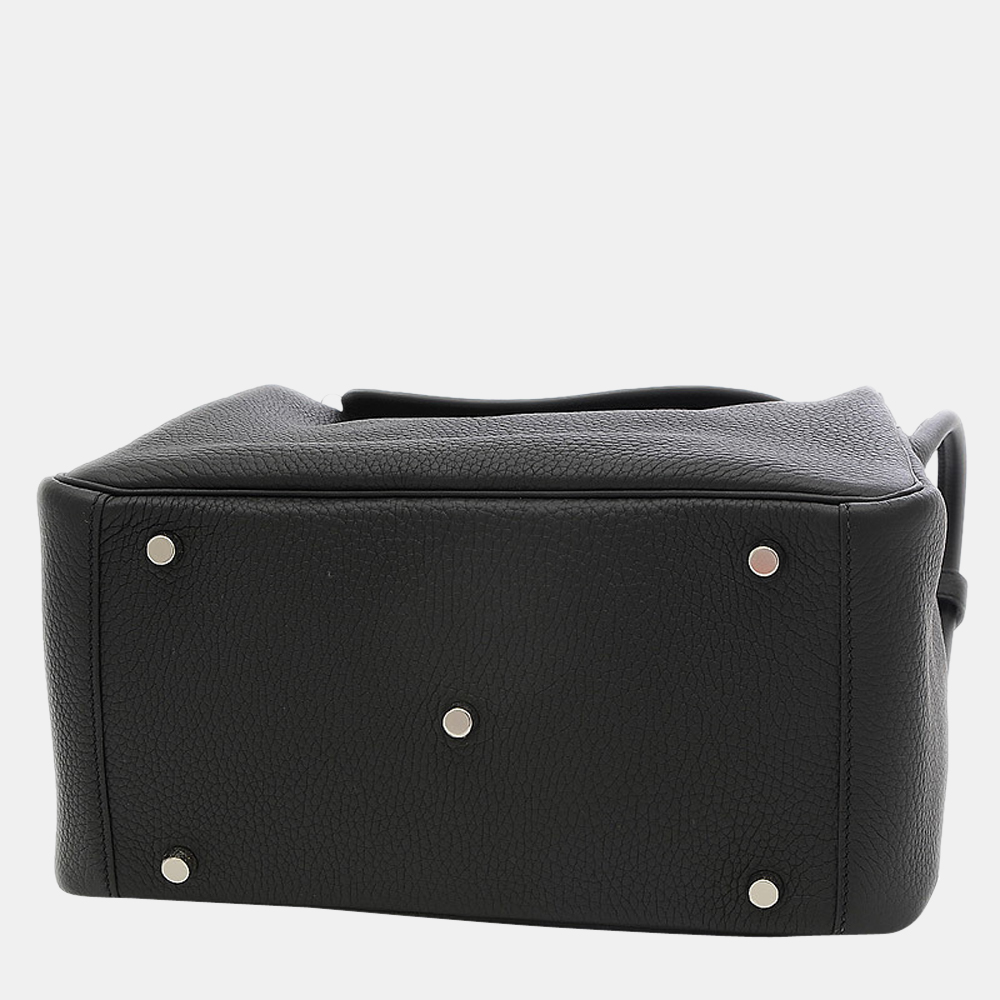 

Hermes Lindy 30 Taurillon Black U Engraved Handbag Shoulder Bag