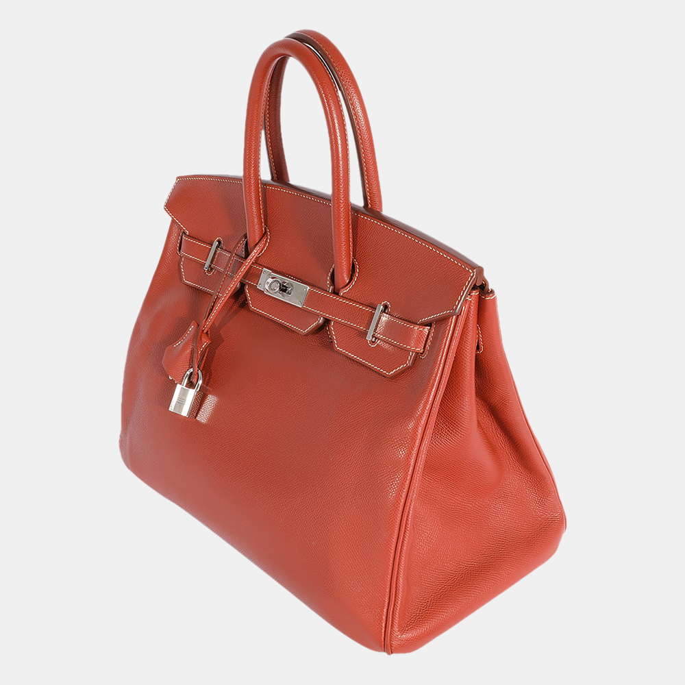 

Hermes Sienne Epsom Birkin 35 PHW, Brown