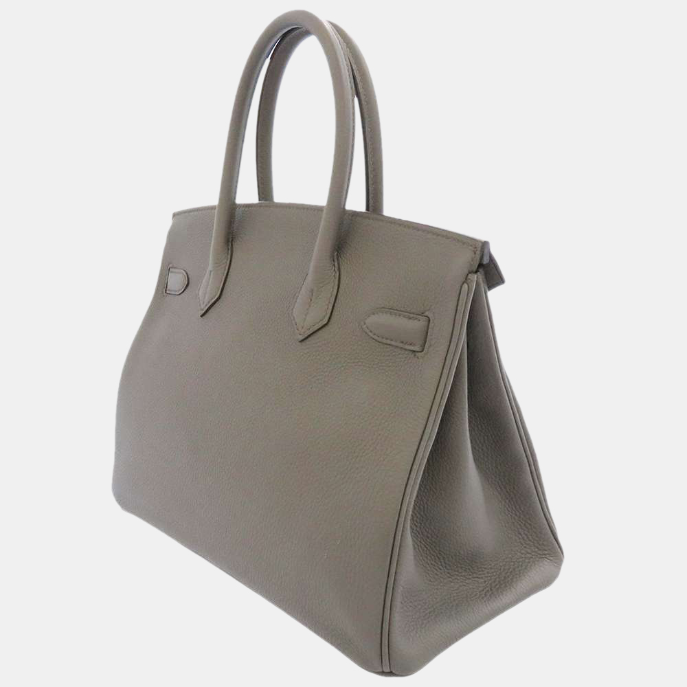 

Hermes Grey Togo Leather Palladium Hardware Birkin 30 Bag