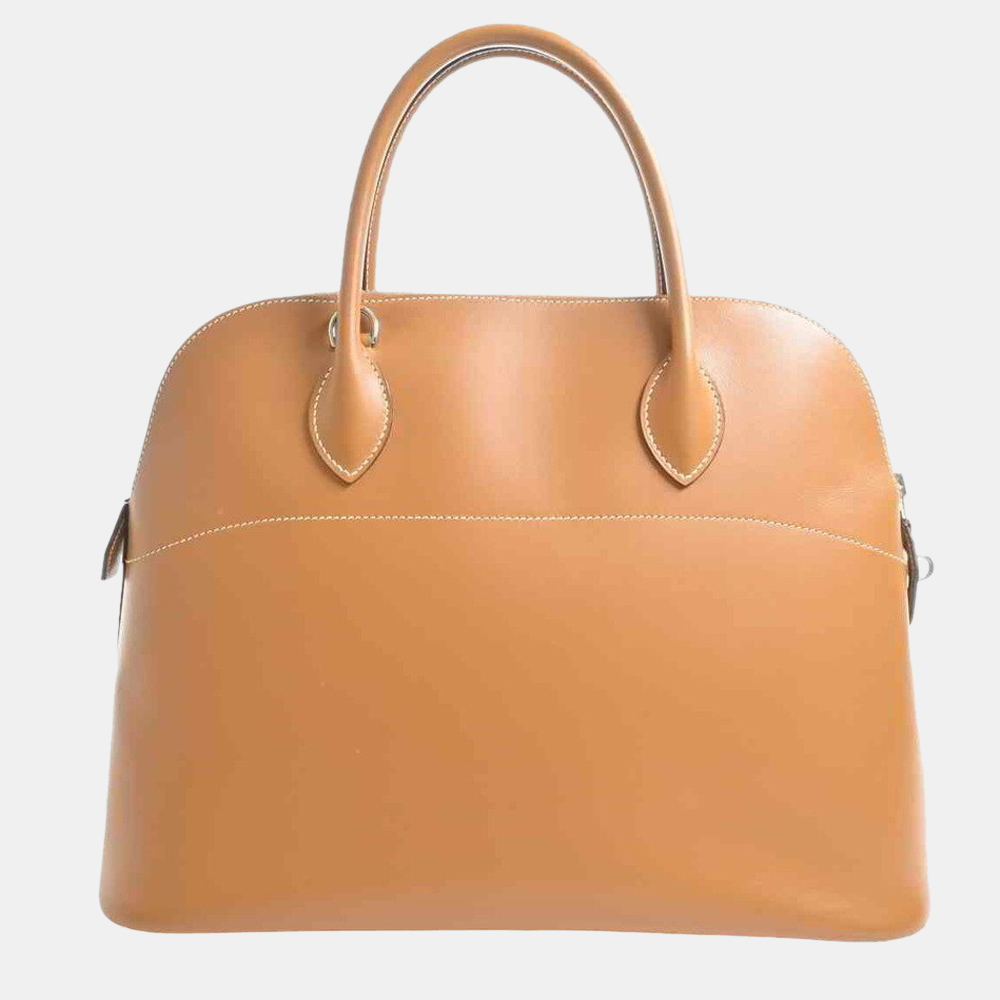 

Hermes Vauchamonix Bolide 35 Handbag Brown