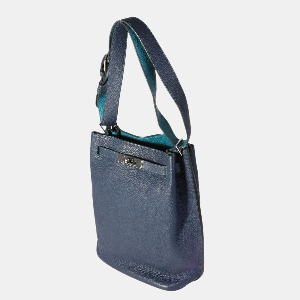 

Hermes Verso Bleu De Presse & Bleu Paon Togo So Kelly 22 PHW, Blue