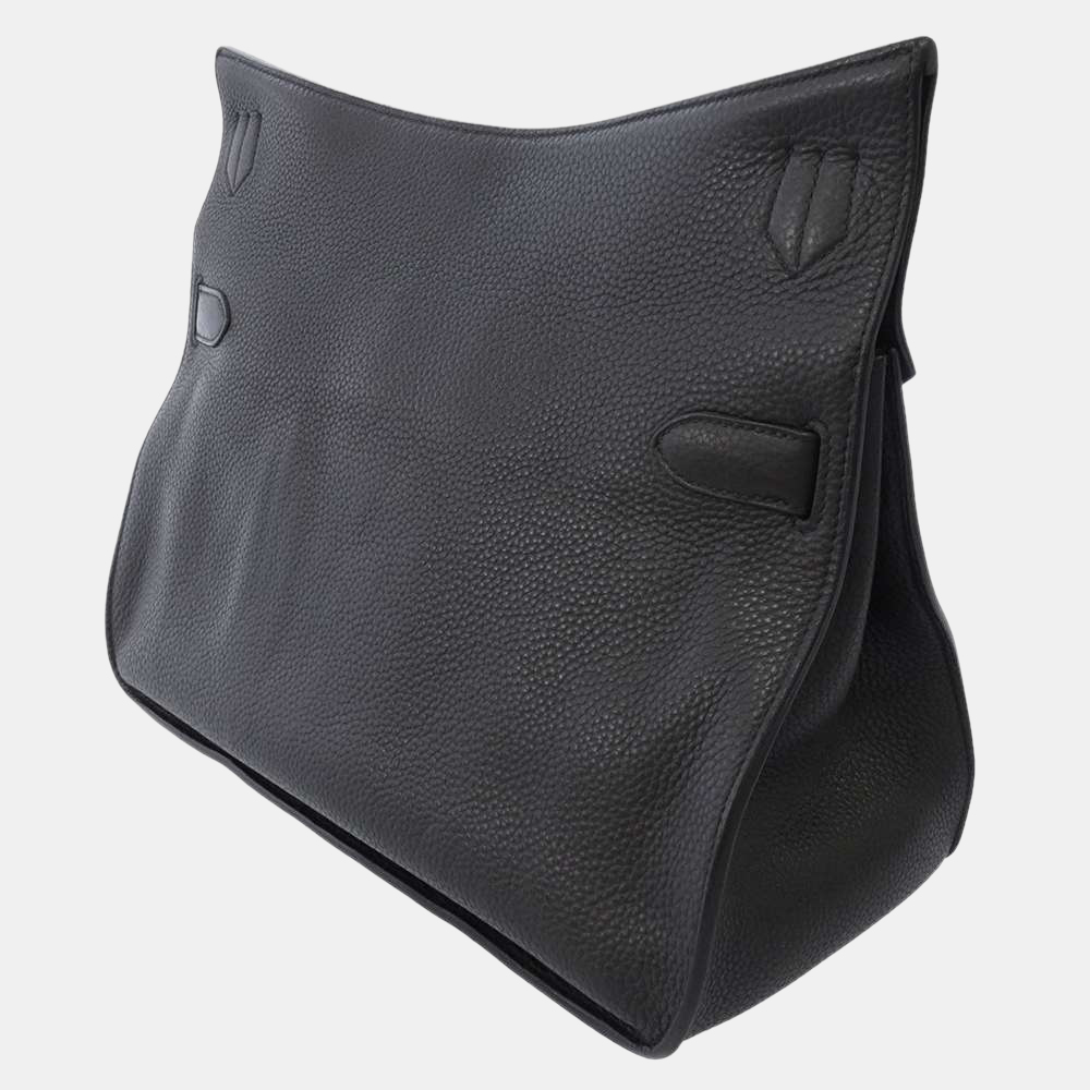 

Hermes Black Taurillon Clemence Jypsiere 34 Bag