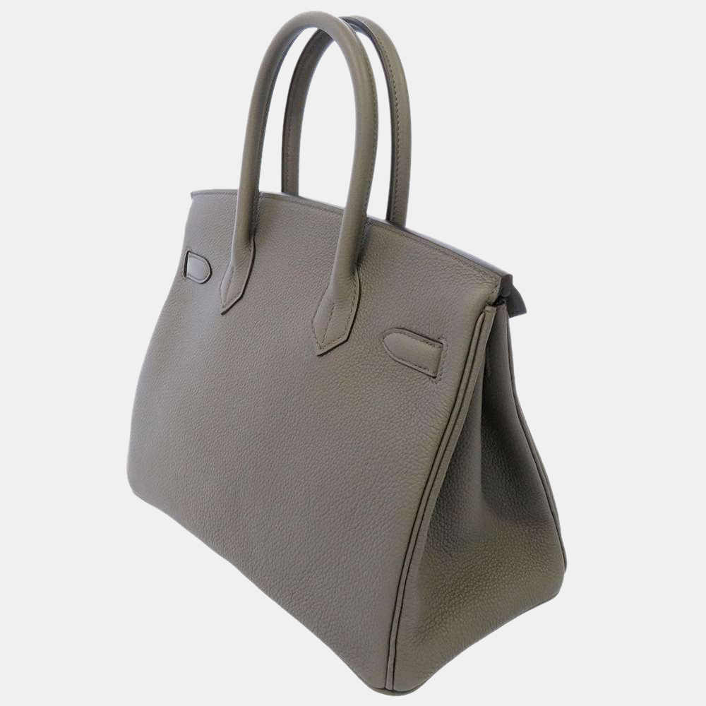 

Hermes Grey Togo Leather Palladium Hardware Birkin 30 Bag