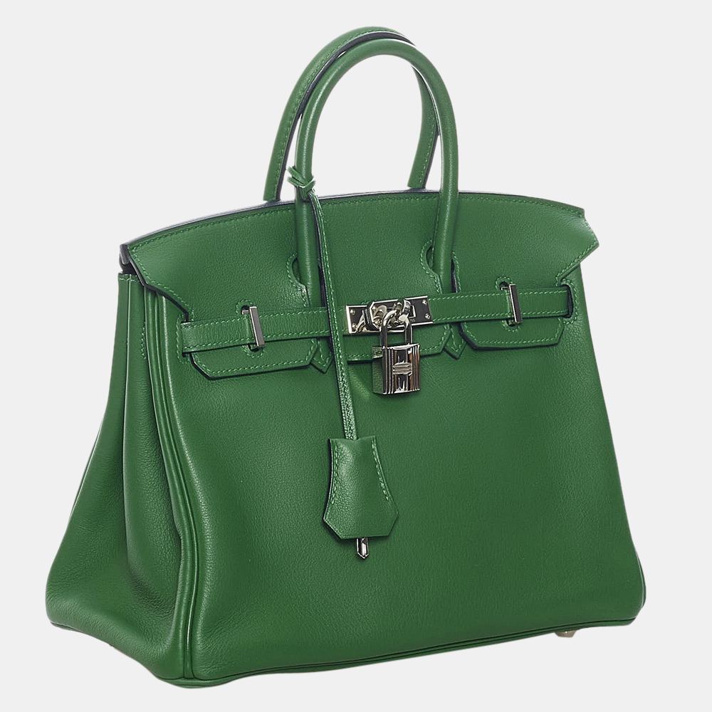 

Hermes Green Swift Birkin 25