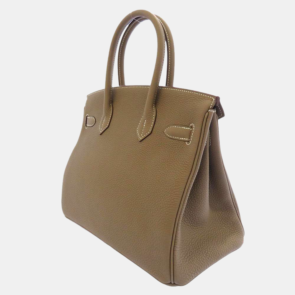 

Hermes Grey Togo Leather Palladium Hardware Birkin 30 Bag