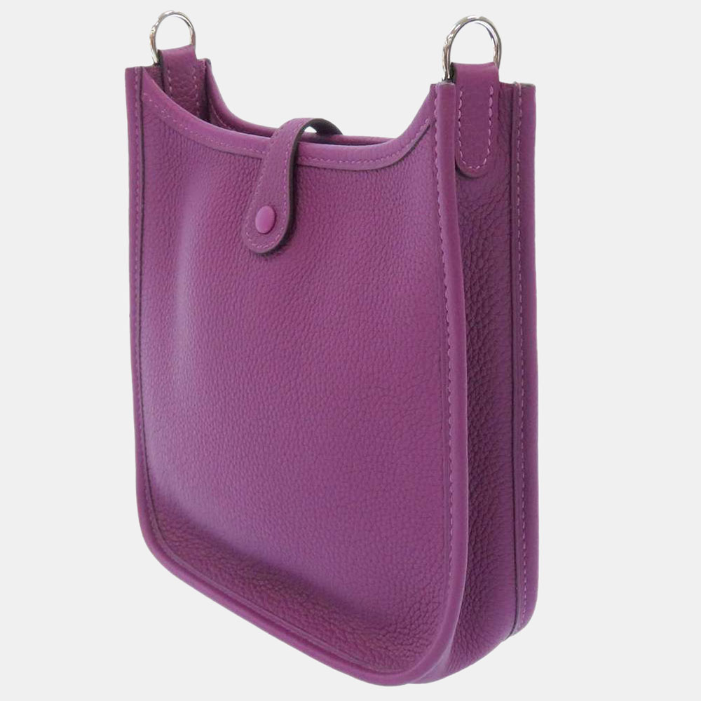 

Hermes Purple Taurillon Maurice Leather Evelyn TPM Bag