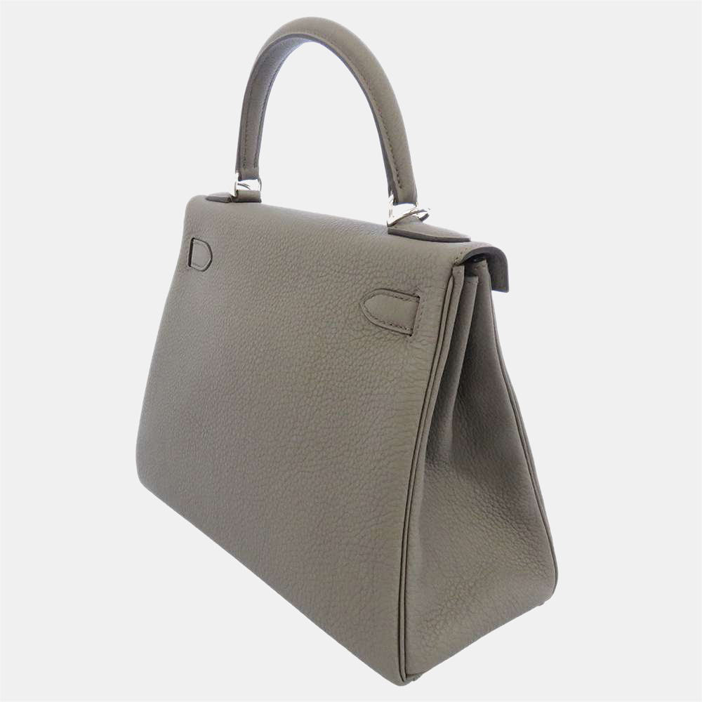 

Hermes Grey Togo Leather Palladium Hardware Kelly 28 Bag