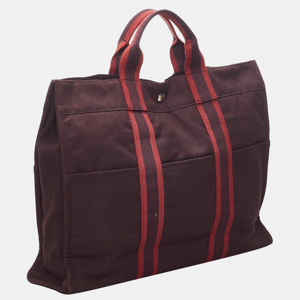 

Hermes Red Fourre Tout MM