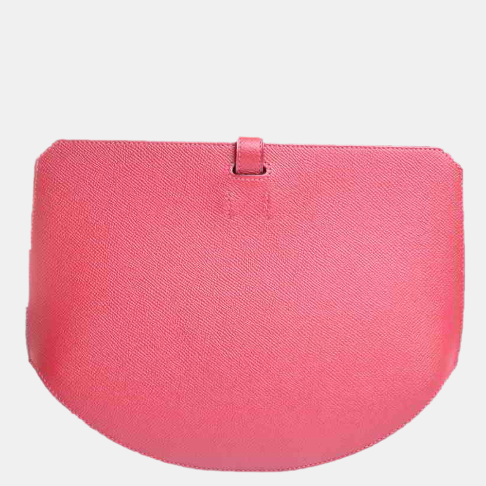 

Hermes Vaux Epsom Pochette Baton de Cl Second Bag Clutch Red