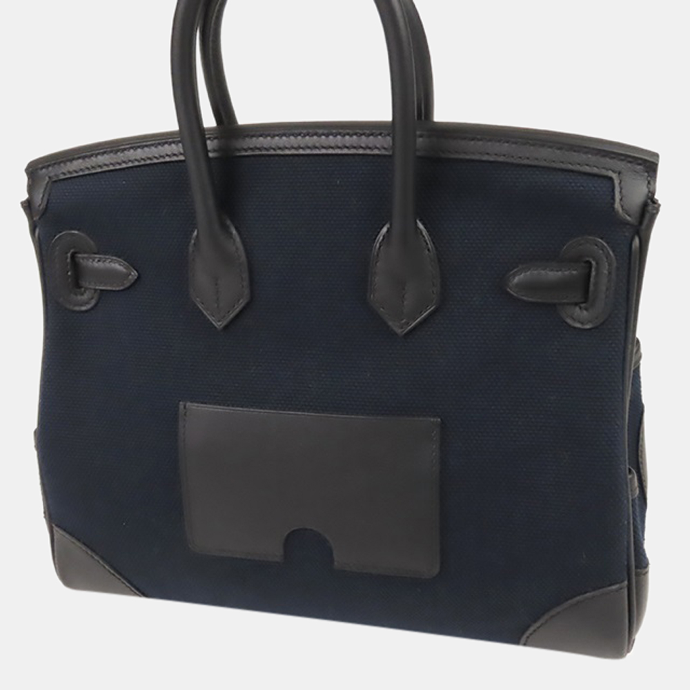 

Hermes Blue Marine/Noir Taoile /Swift Birkin 25 Cargo (2021)