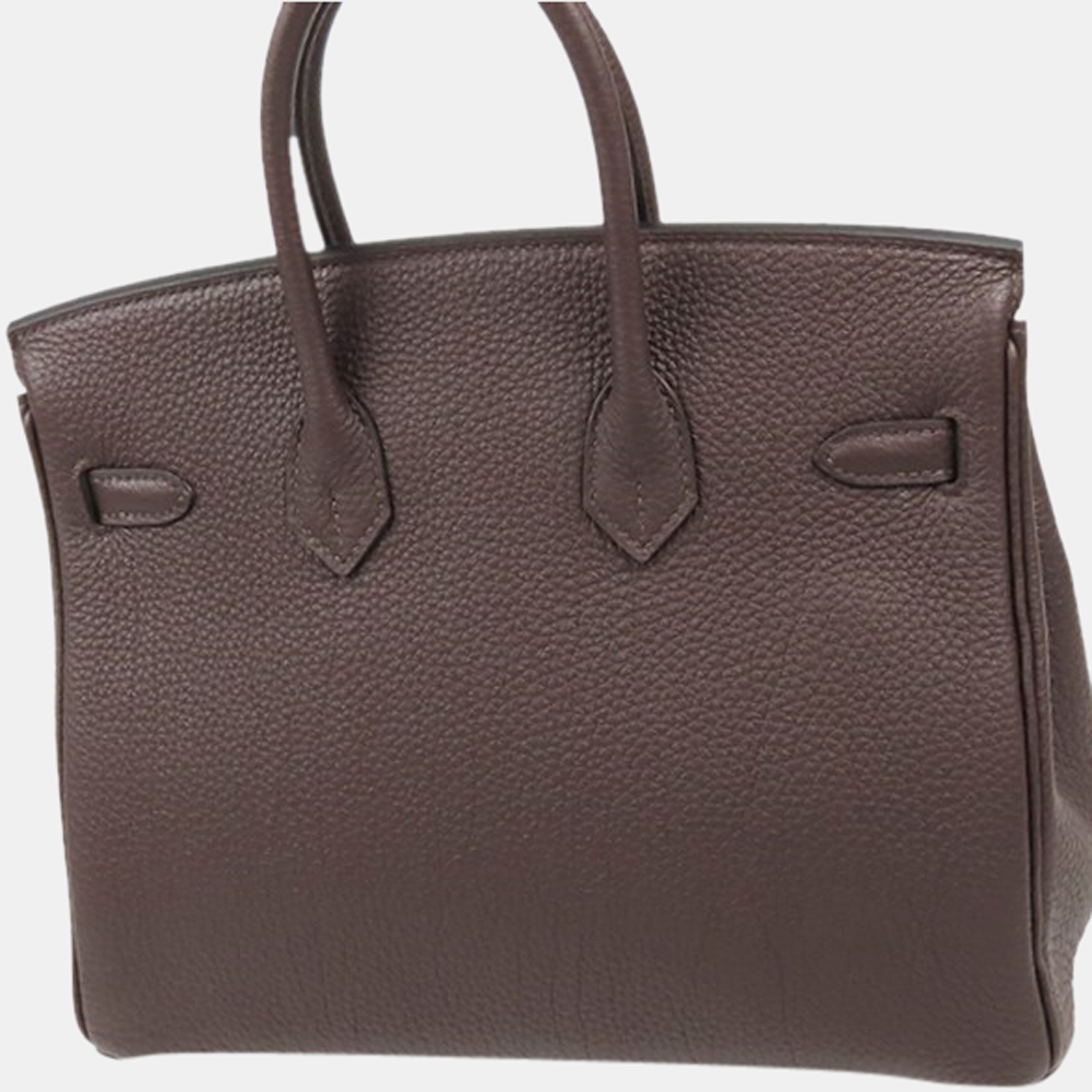 

Hermes Chocola Togo Birkin 25, Brown