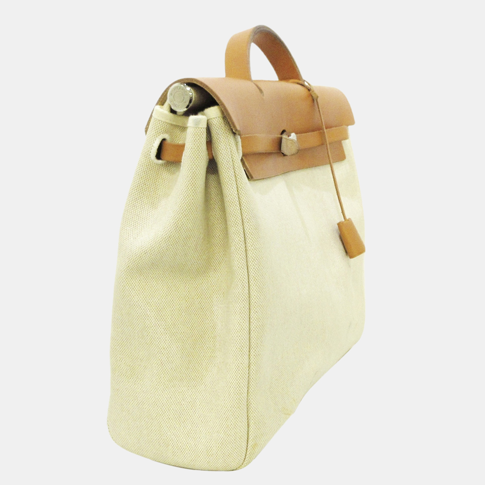 

Hermes Beige/Brown Herbag MM