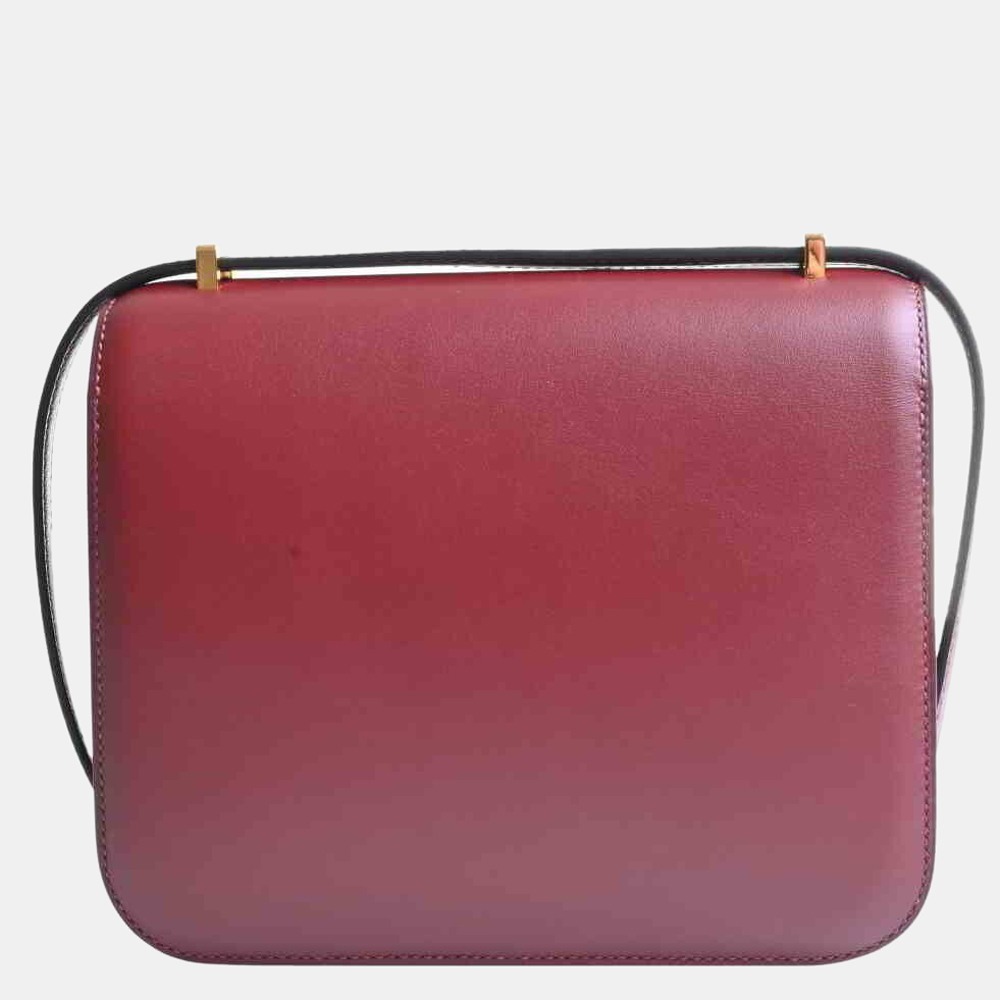 

Hermes Vaux Swift Constance 18 Shoulder Bag Bordeaux, Burgundy