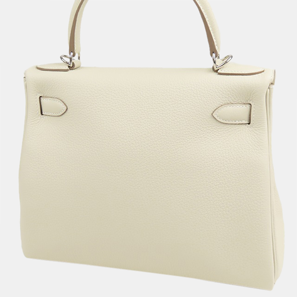 

Hermes Craie Taurillon Clemence Kelly 28 2021, White