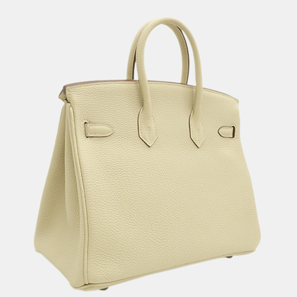

Hermes Pershman Togo Birkin 25, White