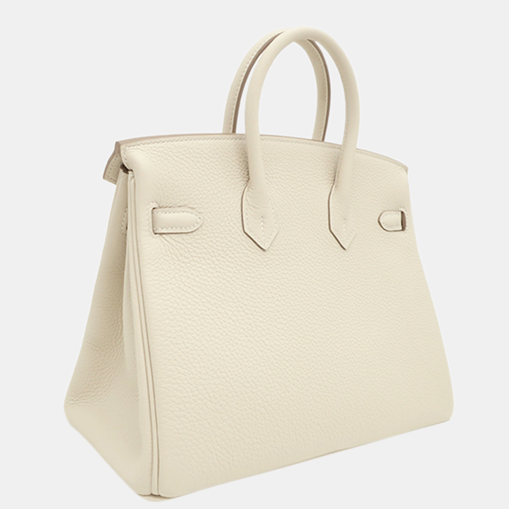 

Hermes Craie Togo Birkin 25 2022, White