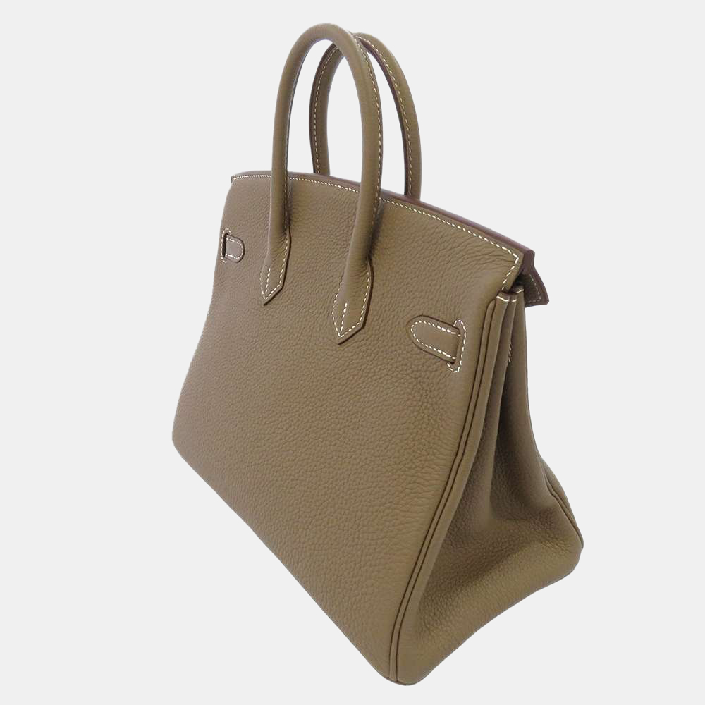 

Hermes Grey Togo Leather Palladium Hardware Birkin 25 Bag