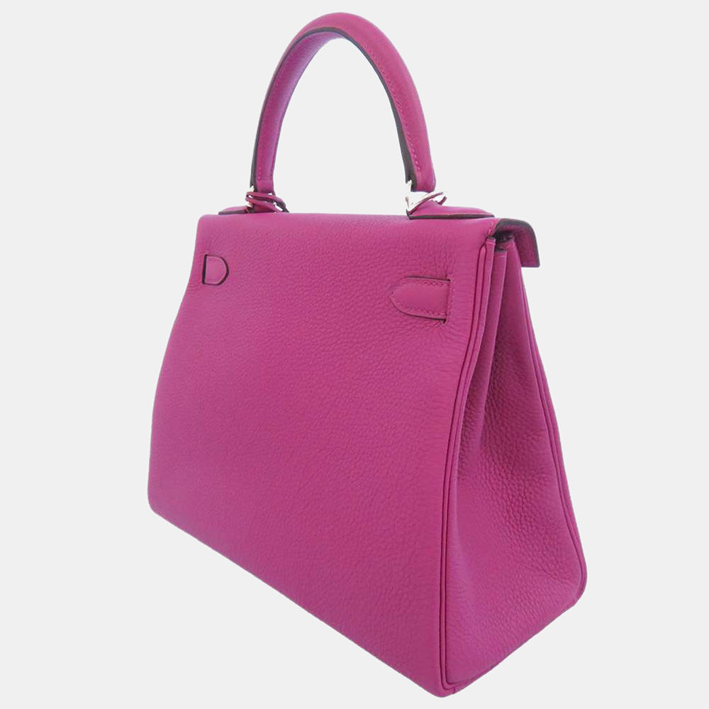 

Hermes Purple Togo Leather Palladium Hardware Kelly 28 Bag
