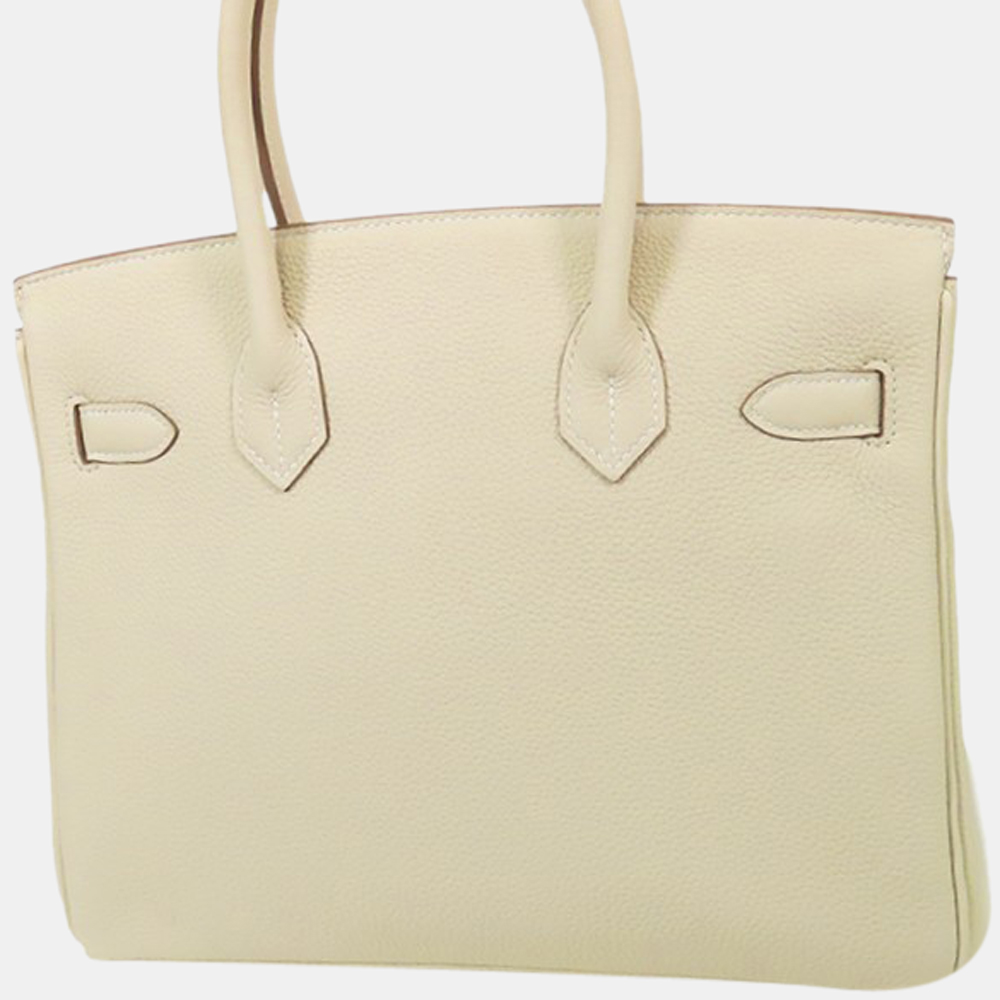 

Hermes Togo Birkin 30 Crie/Silver Z(2021), Cream