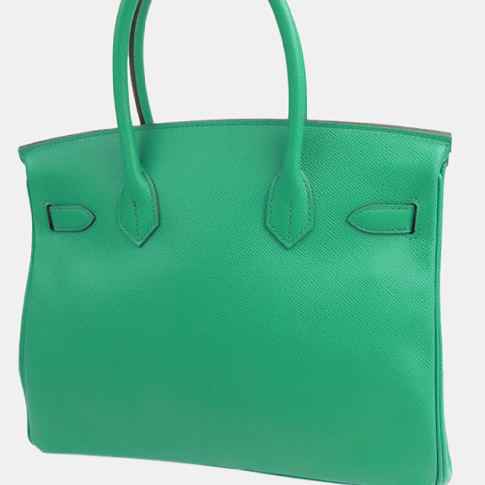 

Hermes Epson Birkin 30 Vert Jaide/Silver Z(2021), Green
