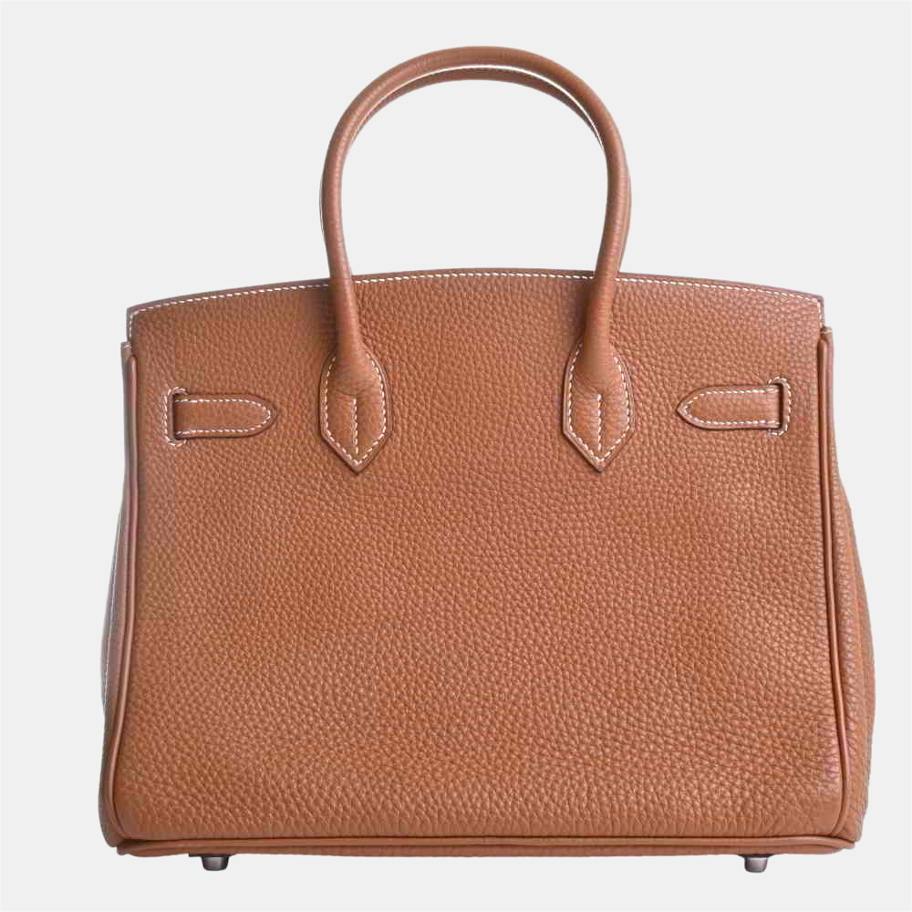 

Hermes Togo Birkin 30 Handbag Brown