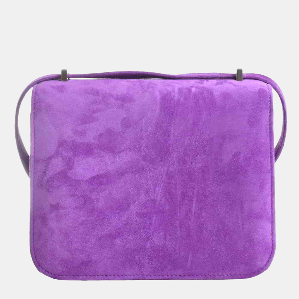 

Hermes Dobris Constance 3 Mini Shoulder Bag Purple