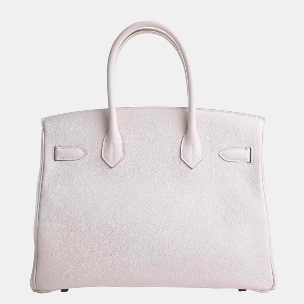 

Hermes Taurillon Novillo Birkin 30 handbag white