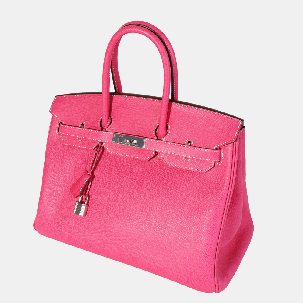 

Hermes Rose Tyrien Epsom Birkin 35 PHW, Pink