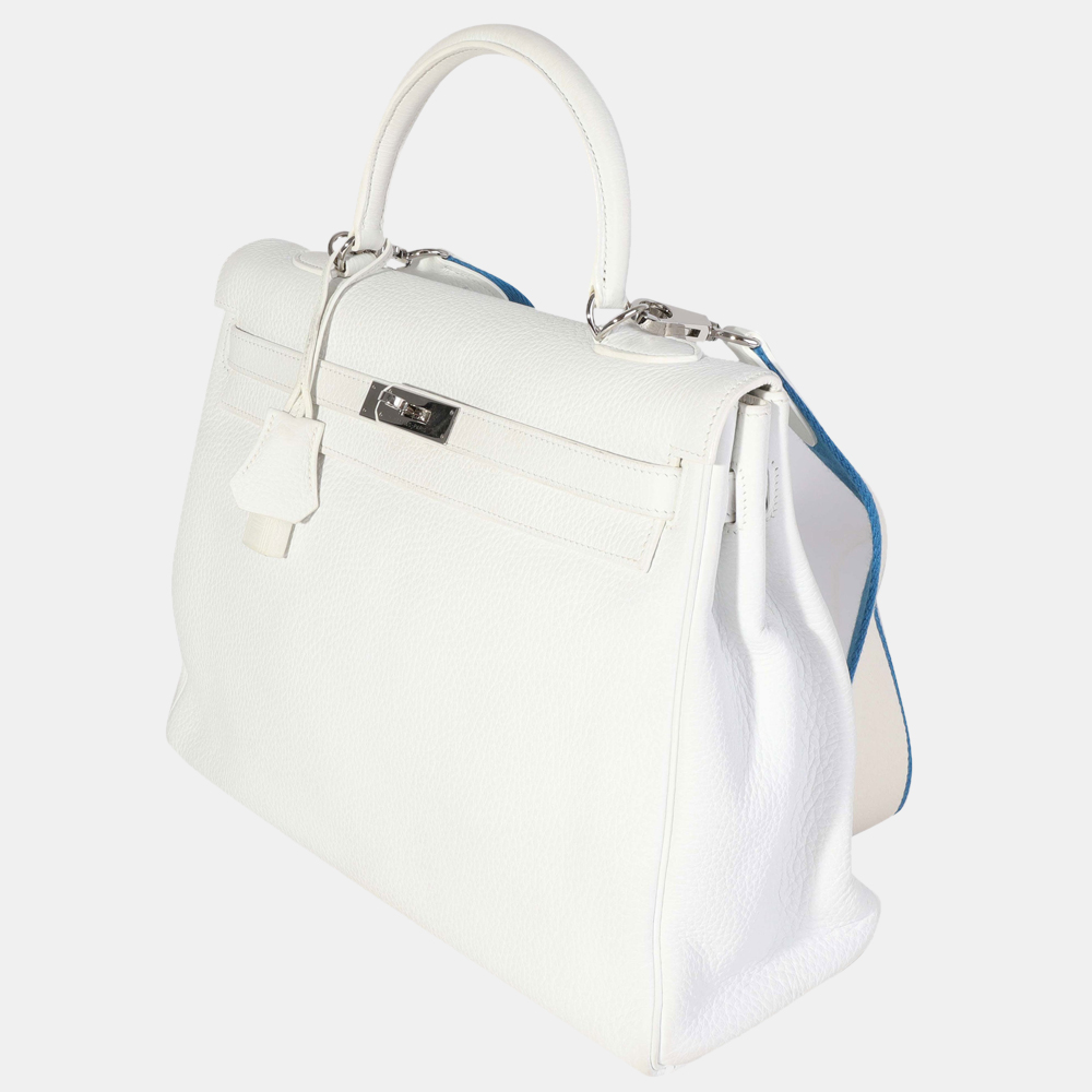 

Hermes White Togo Retourne Kelly 35