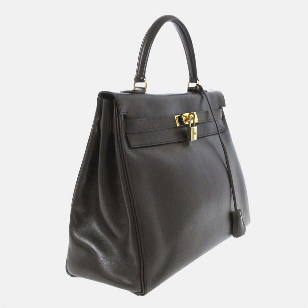 

Hermes Brown Box Kelly 35