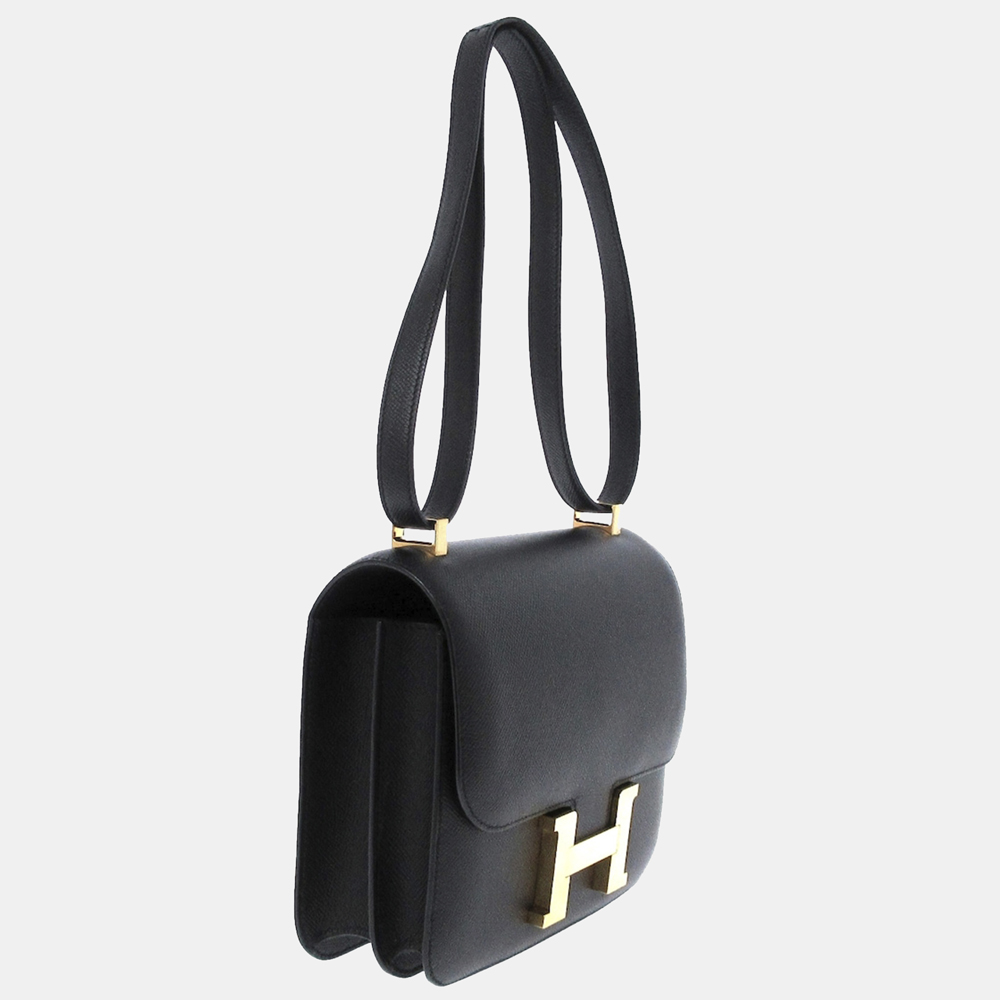 

Hermes Black Mini Swift Constance