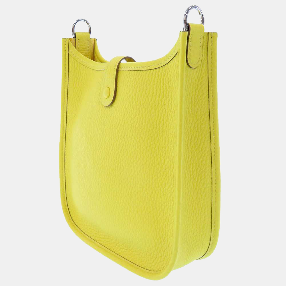 

Hermes Yellow Taurillon Clemence Leather Evelyne Amazon TPM Shoulder Bag