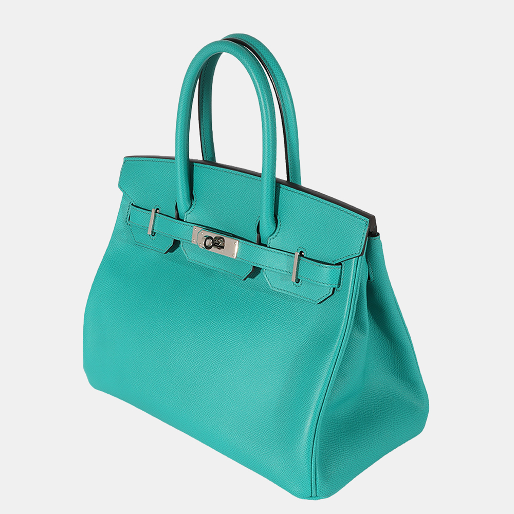 

Hermes Blue Paon Epsom Birkin 30